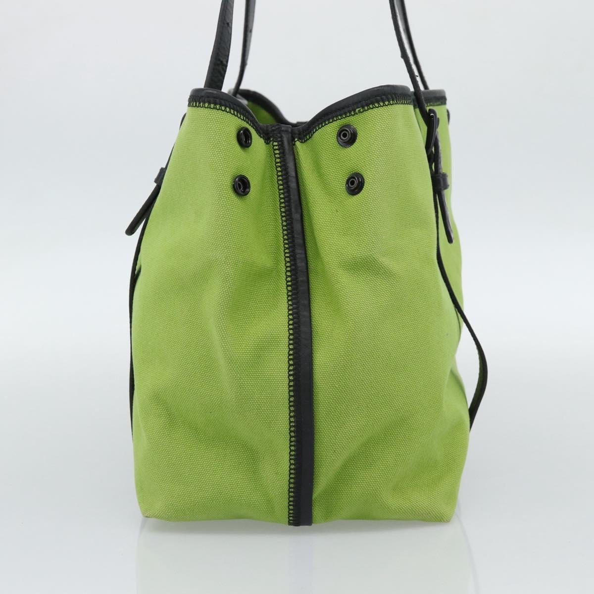 Bottega Veneta Vintage Canvas Groen