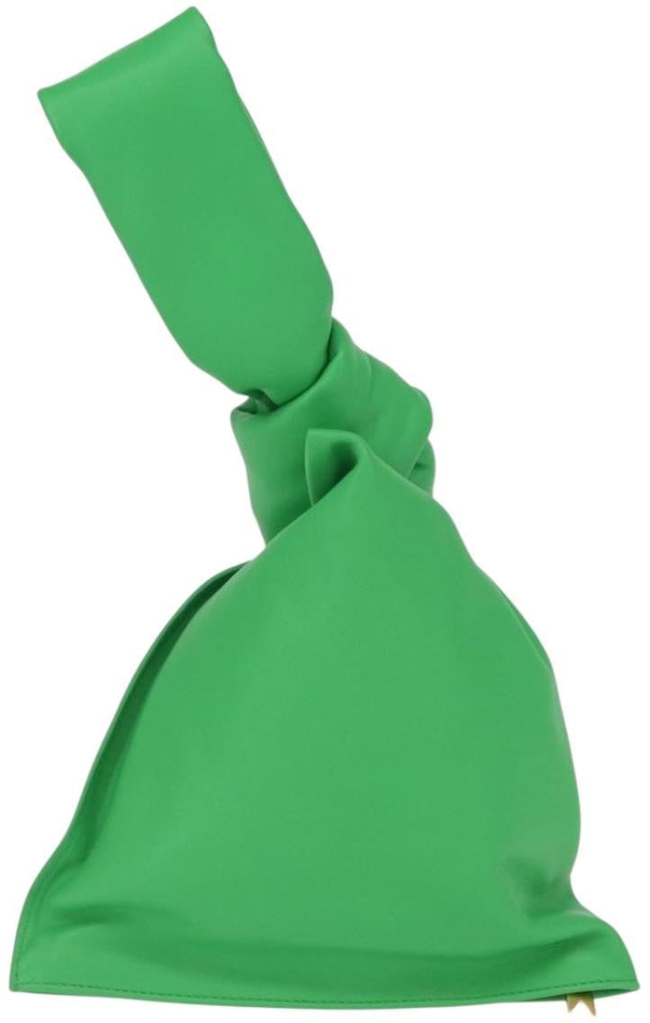 Bottega Veneta Bottega Veneta BV Twist Bag Leather Mini Groen