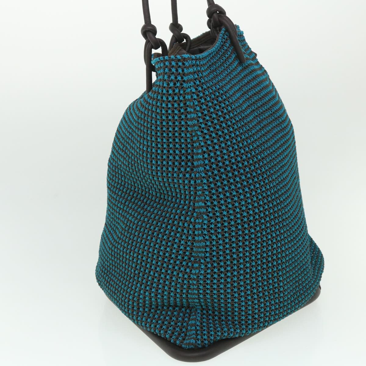 Bottega Veneta Bottega Veneta Beak Shopper Tote Nylon Blauw