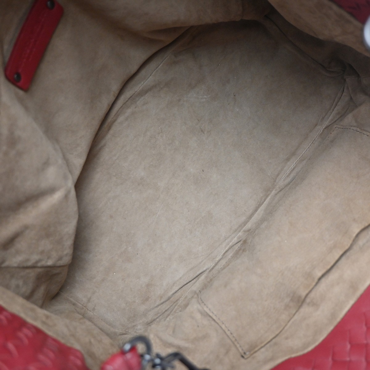 Bottega Veneta Bottega Veneta Cesta Intrecciato Tote bag Leather Rood