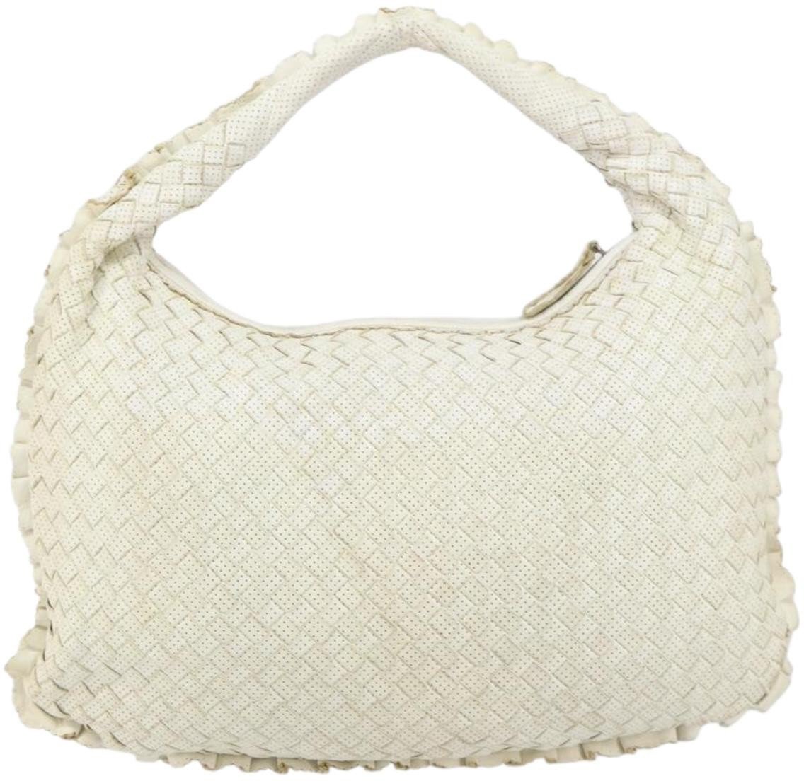 Bottega Veneta Bottega Veneta Veneta Hobo Perforated Intrecciato Nappa Medium Wit