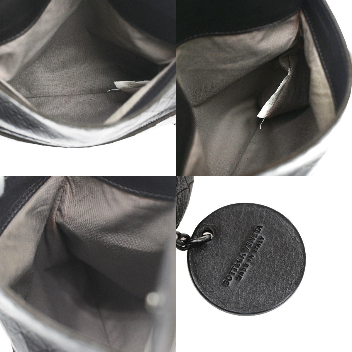 Bottega Veneta Expandable chain crossbody Leather Mini Bruin