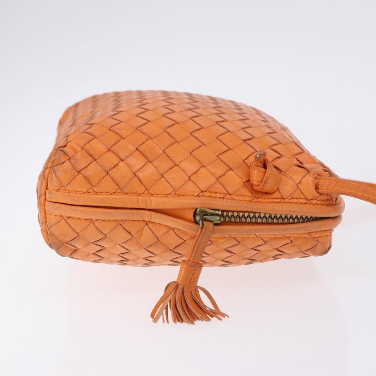 Bottega Veneta Nodini Intrecciato Nappa Small Oranje