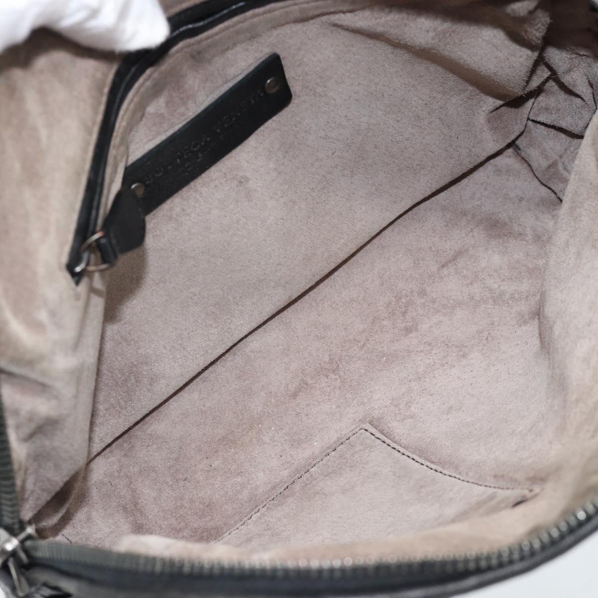 Bottega Veneta Nodini Crossbody Bag Intrecciato Nappa Small Zwart