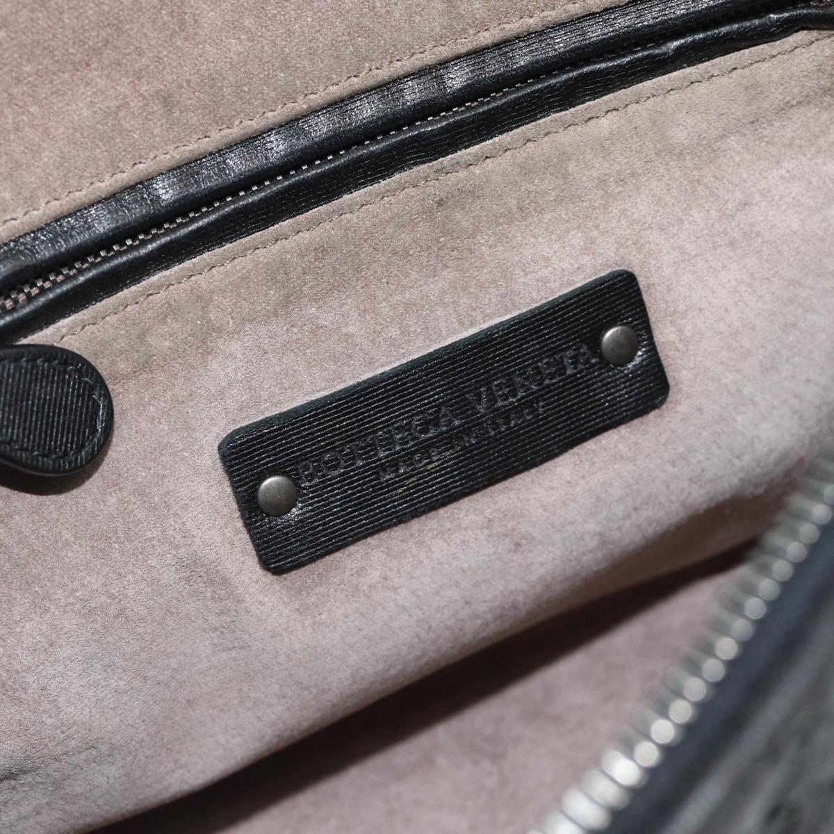 Bottega Veneta Nodini Crossbody Bag Intrecciato Nappa Small Zwart
