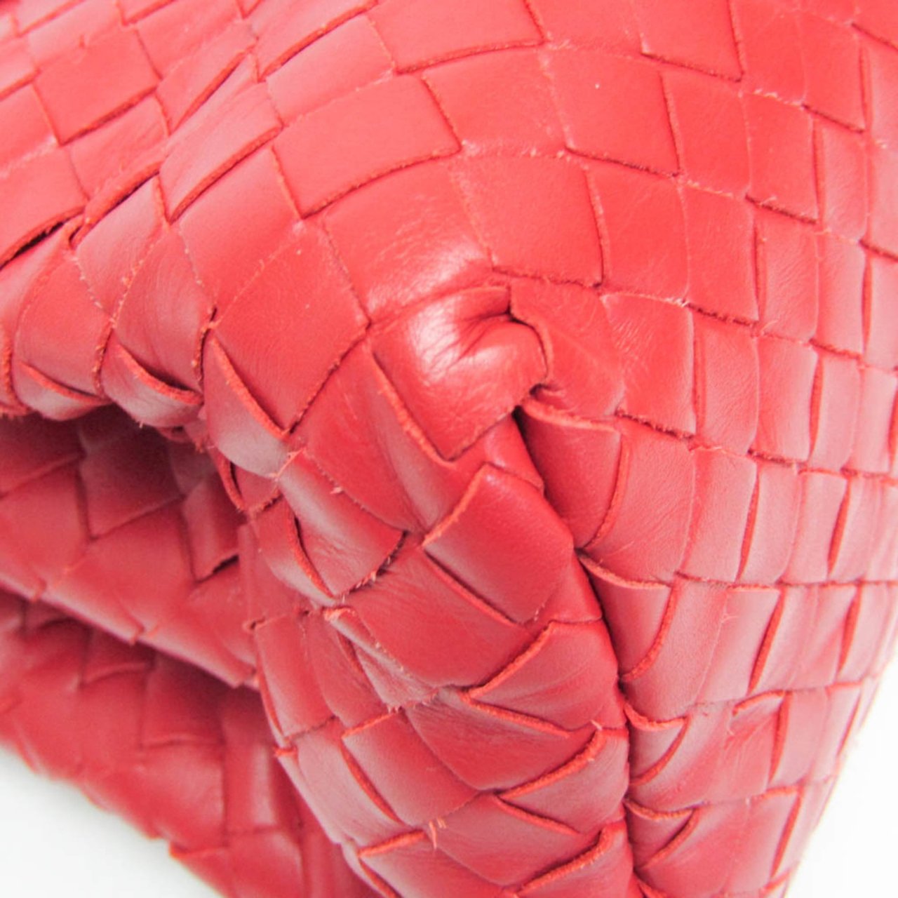 Bottega Veneta Bottega Veneta Roma Bag Intrecciato Nappa Small Rood