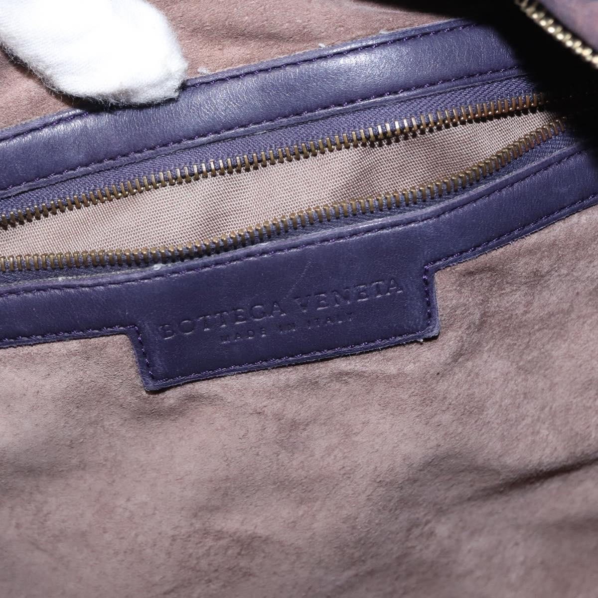 Bottega Veneta Bottega Veneta Veneta Hobo Pleated Intrecciato Nappa Large Paars