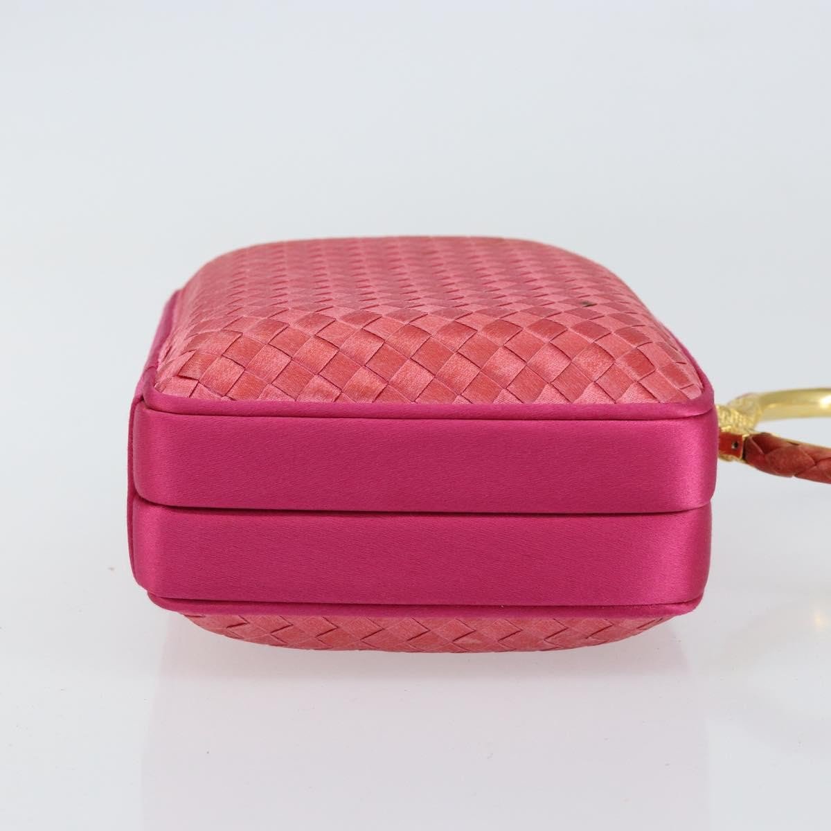 Bottega Veneta Intrecciato Clutch bag Satin Roze