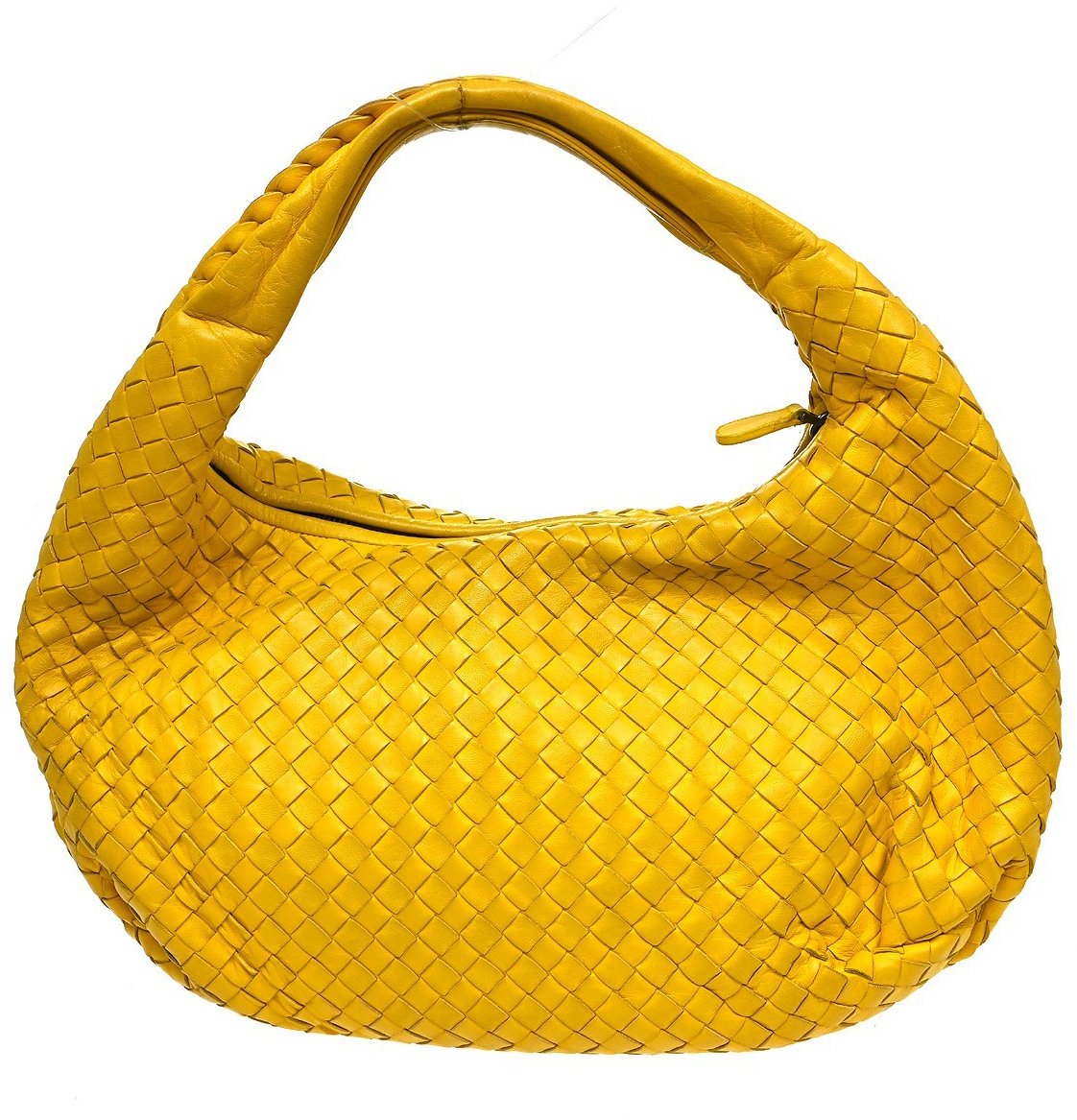 Bottega Veneta Belly Hobo Intrecciato Nappa Medium Geel