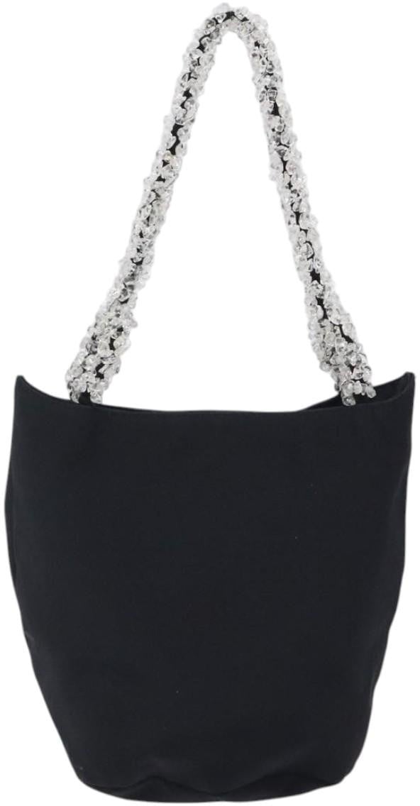 Bottega Veneta Vintage Nylon Zwart