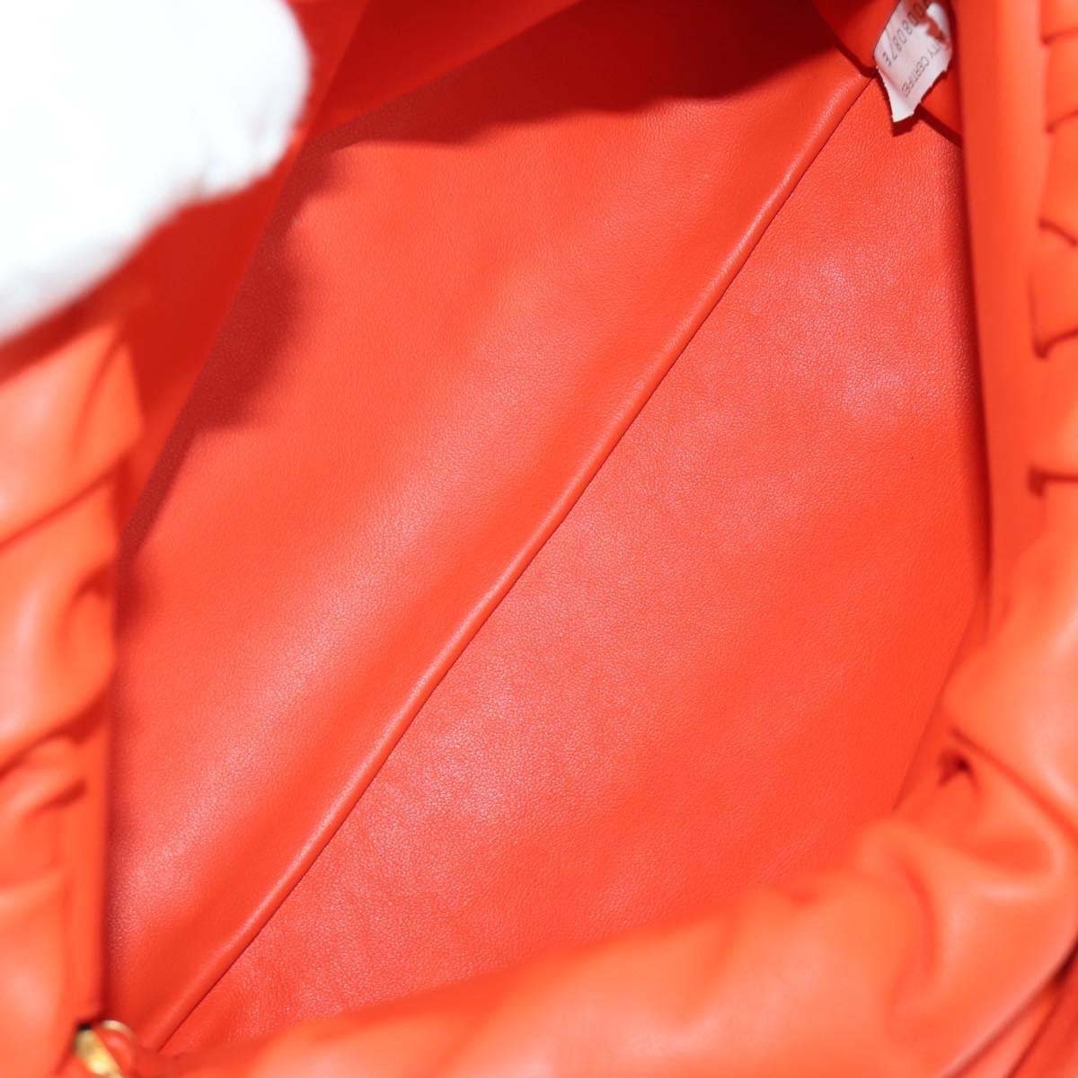 Bottega Veneta The Chain Leather Teen Oranje