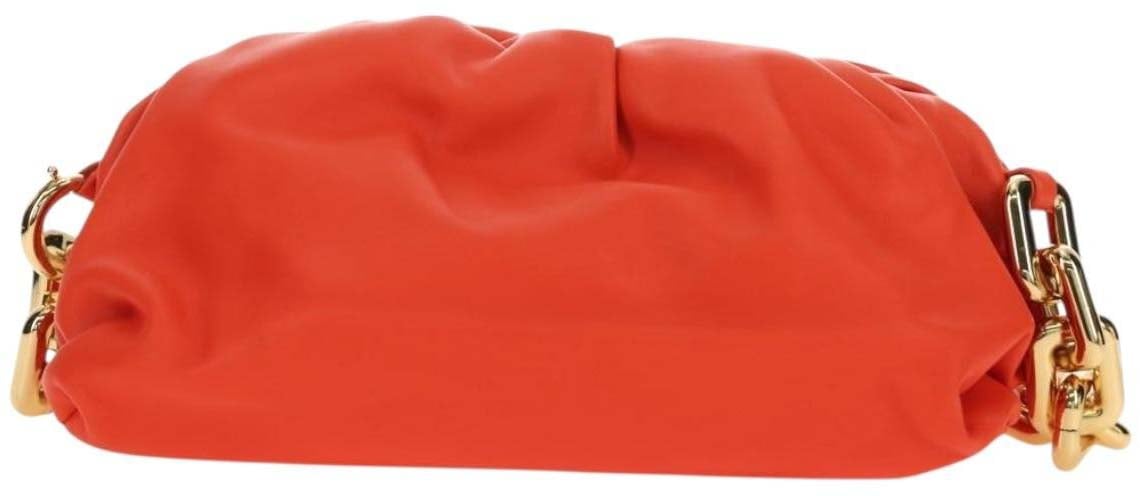 Bottega Veneta The Chain Leather Teen Oranje