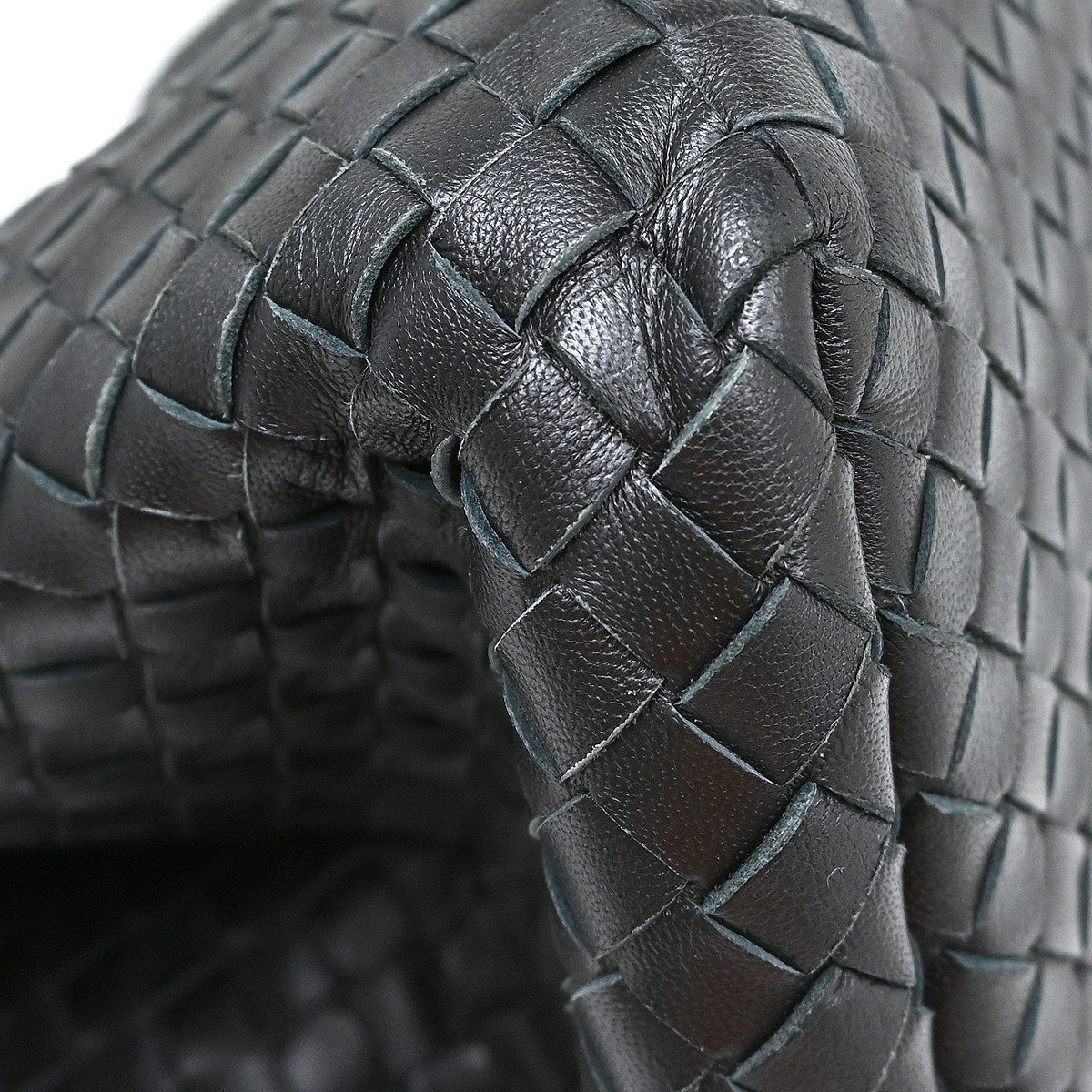 Bottega Veneta Roma Intrecciato Nappa Large Zwart