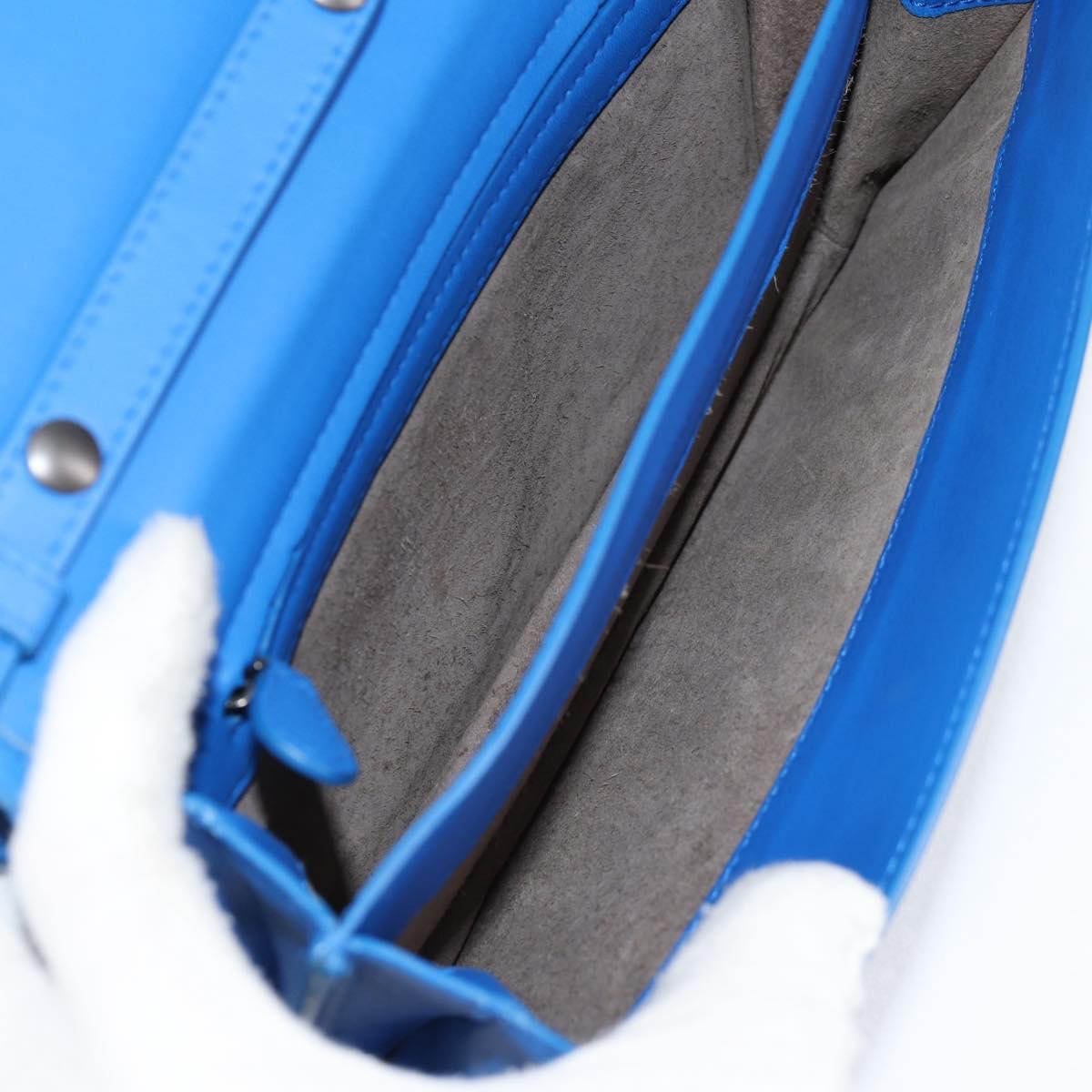 Bottega Veneta Double Compartment Flap Intrecciato Nappa Medium Blauw