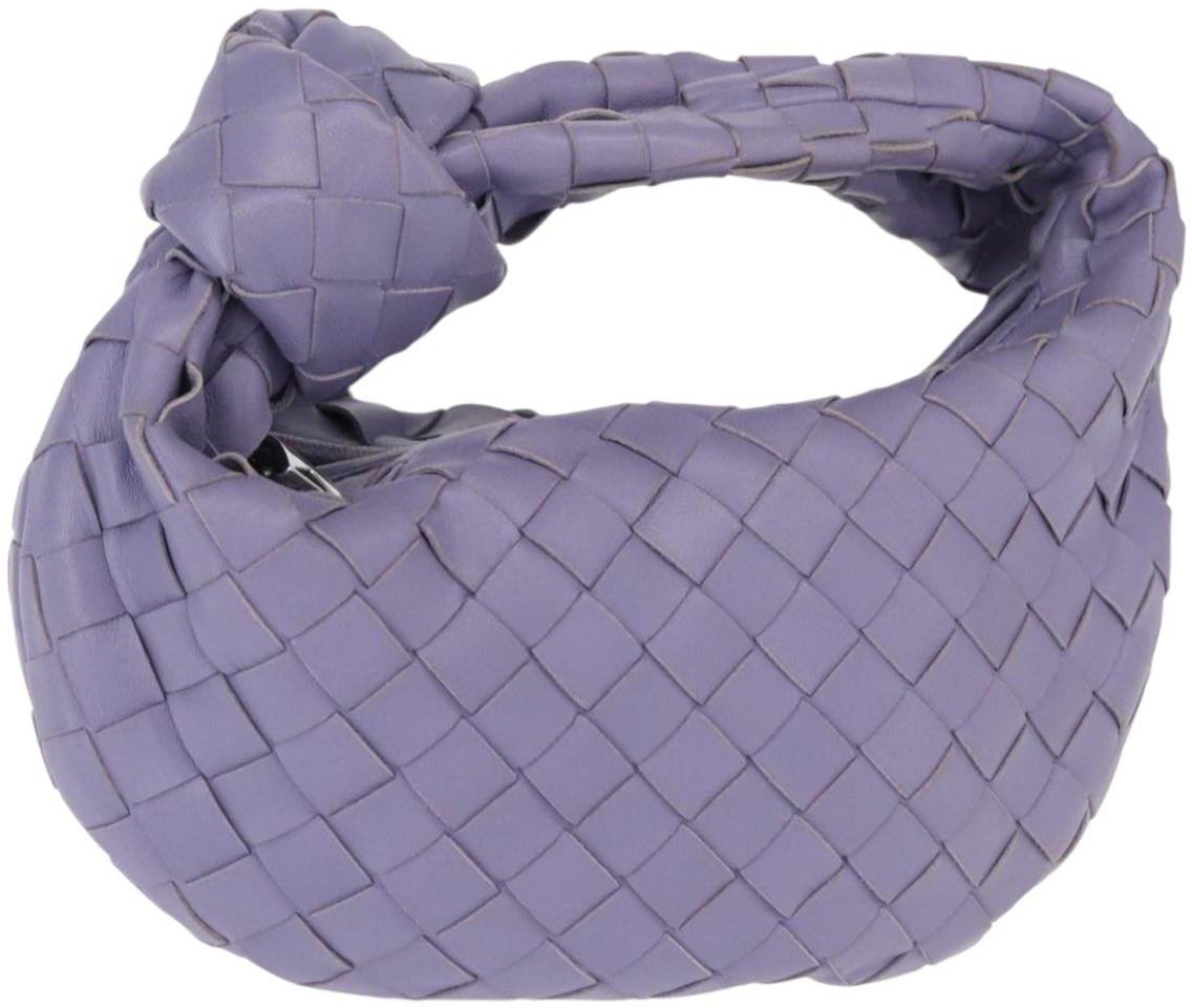 Bottega Veneta Bottega Veneta BV Jodie Hobo Intrecciato Nappa Mini Paars