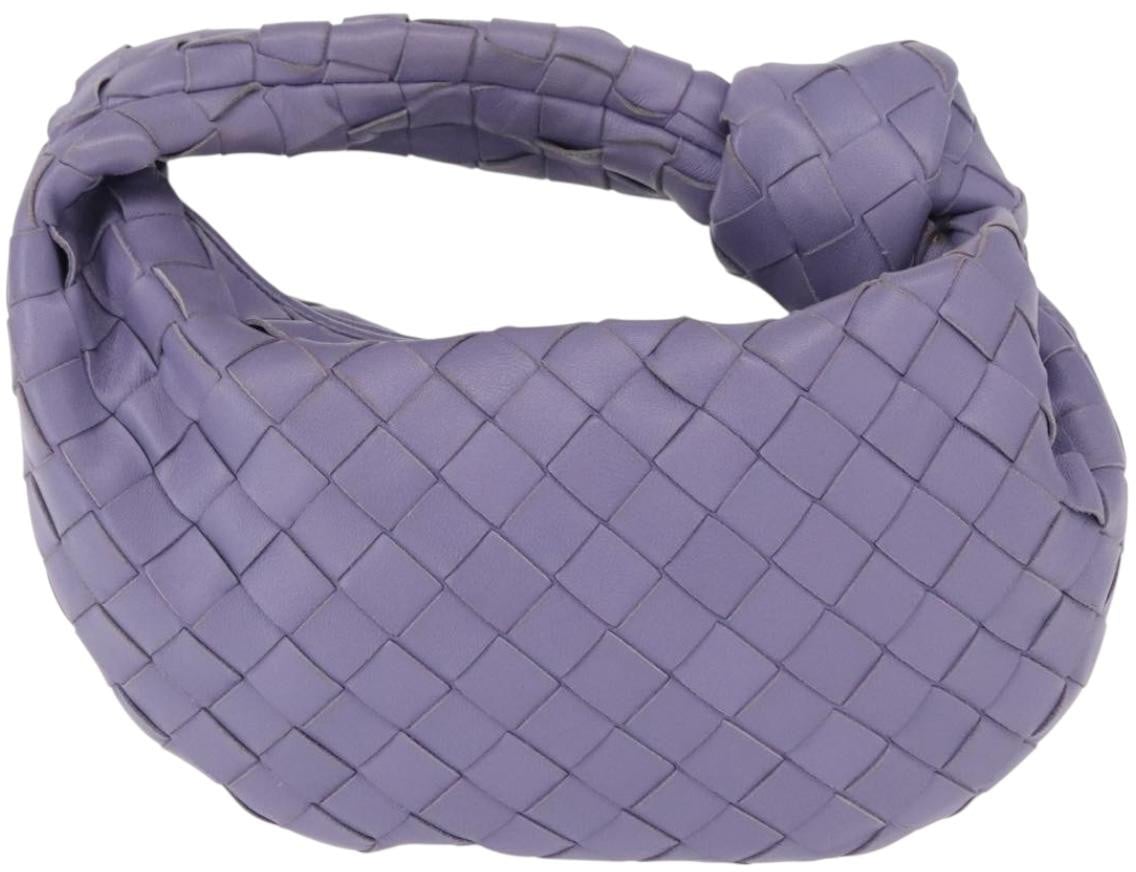 Bottega Veneta Bottega Veneta BV Jodie Hobo Intrecciato Nappa Mini Paars