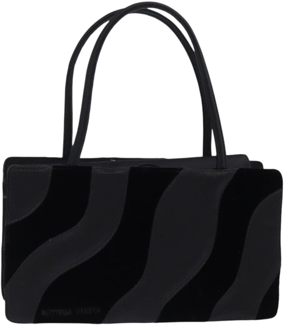 Bottega Veneta Bottega Veneta Vintage handbag Velvet Zwart