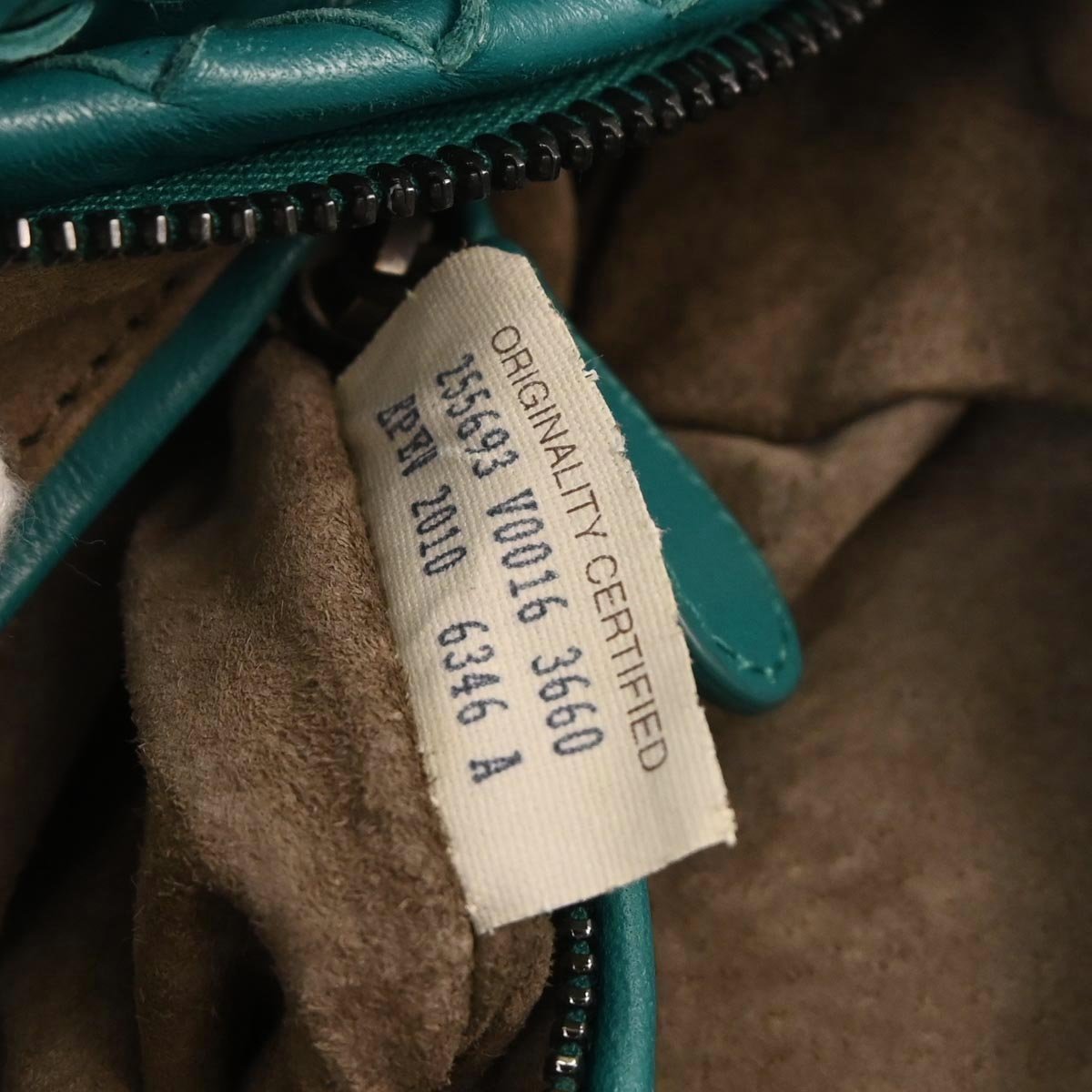 Bottega Veneta Bottega Veneta Zip Cube Messenger Intrecciato Nappa Small Groen