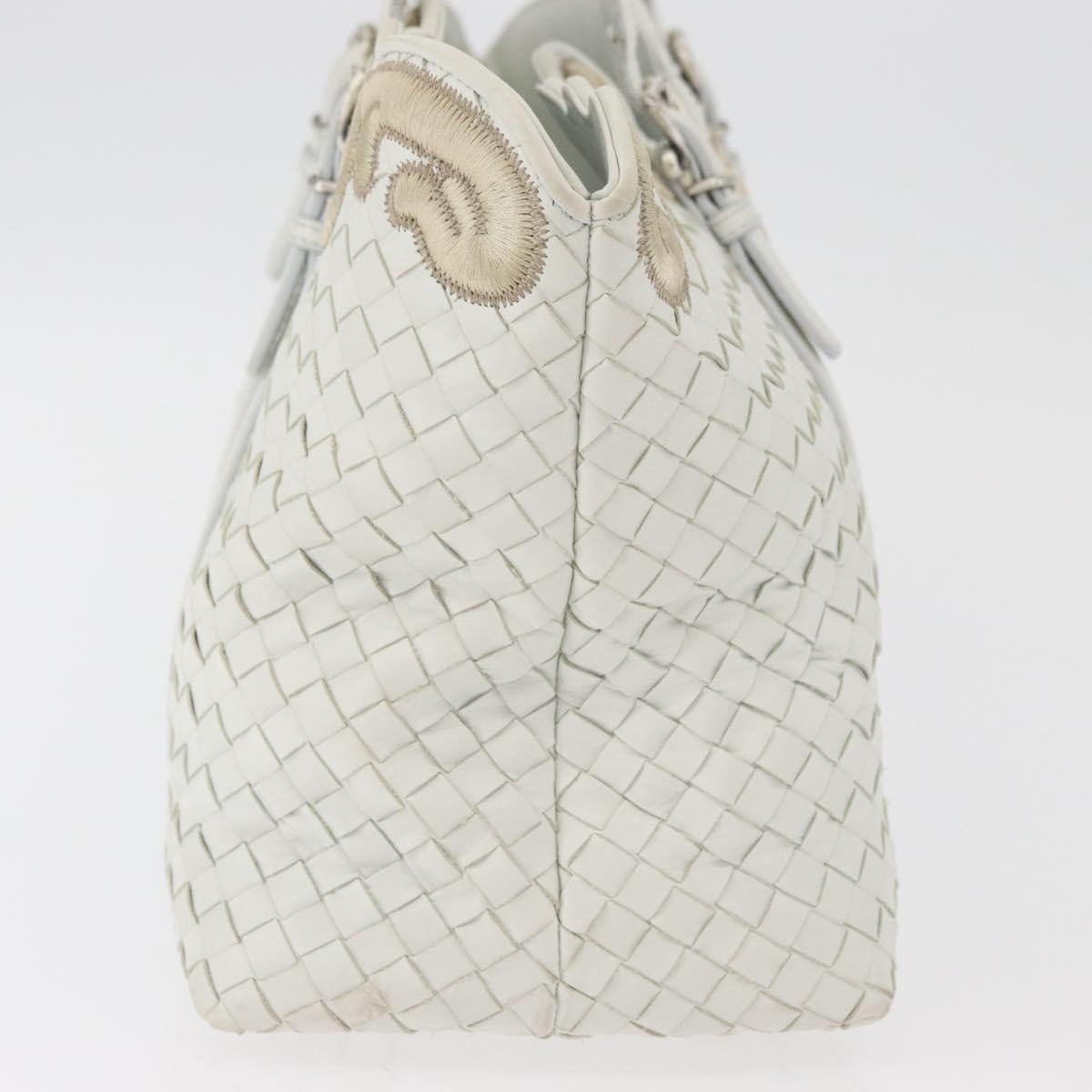 Bottega Veneta Belted Cabas Tote Intrecciato Nappa with Stitched Detail Large Wit