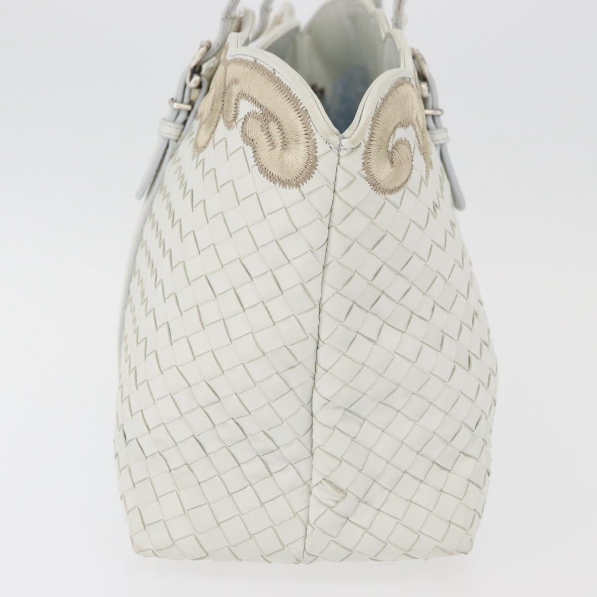 Bottega Veneta Belted Cabas Tote Intrecciato Nappa with Stitched Detail Large Wit