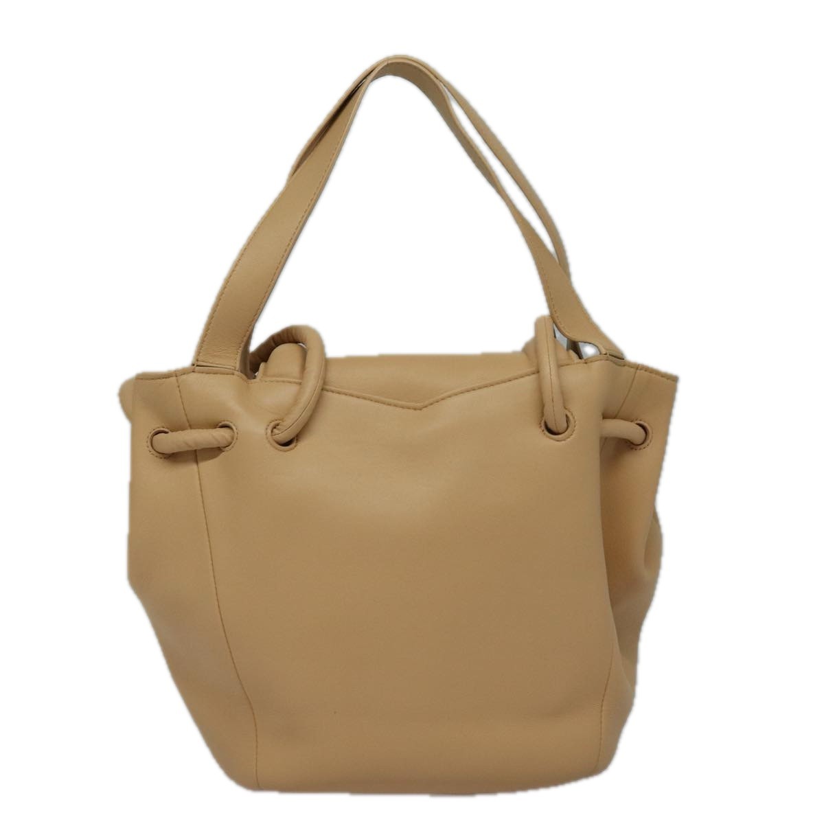 Bottega Veneta Bottega Veneta Beak Tote Bag Leather Small Beige