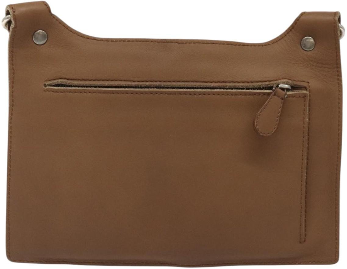 Bottega Veneta Vintage Front Pocket Waist Leather Bruin