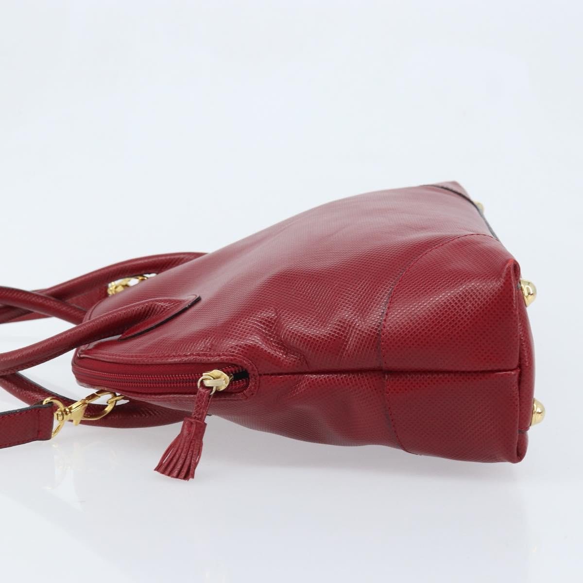 Bottega Veneta Vintage Leather Rood