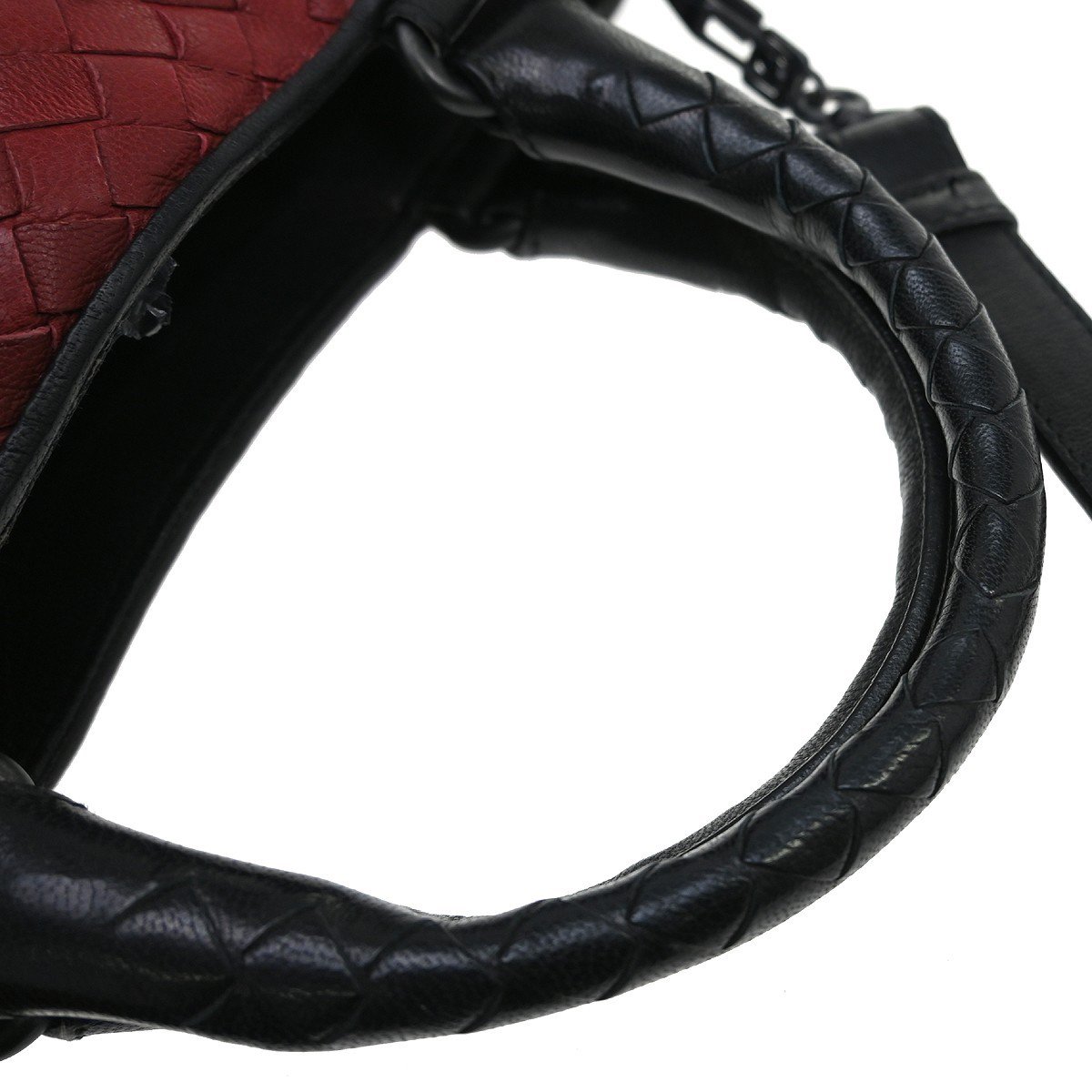 Bottega Veneta Bottega Veneta Intrecciato Tote Leather Rood