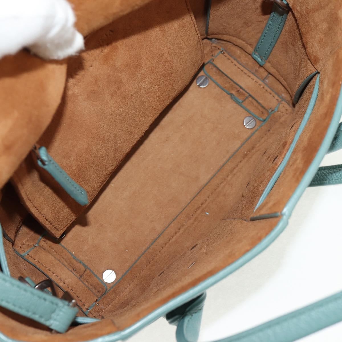 Bottega Veneta Bottega Veneta Arco Bag Maxi Intrecciato Leather Mini Groen