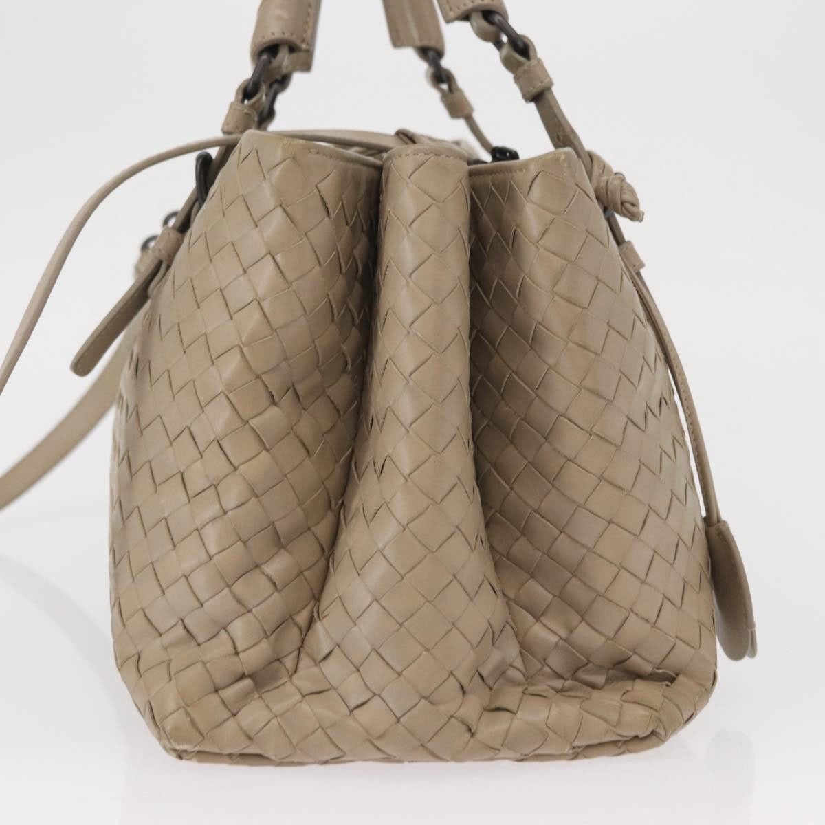 Bottega Veneta Bottega Veneta Roma Bag Intrecciato Nappa Medium Grijs