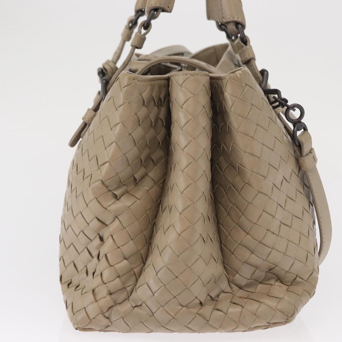 Bottega Veneta Bottega Veneta Roma Bag Intrecciato Nappa Medium Grijs
