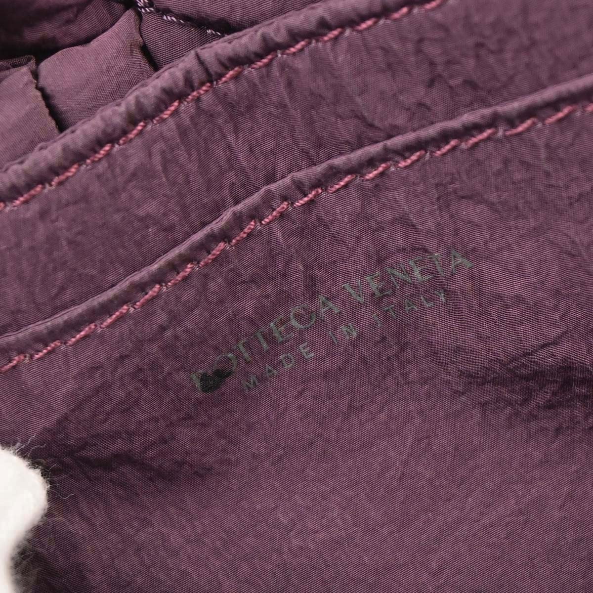 Bottega Veneta Padded Tech Cassette Intrecciato Nylon Paars
