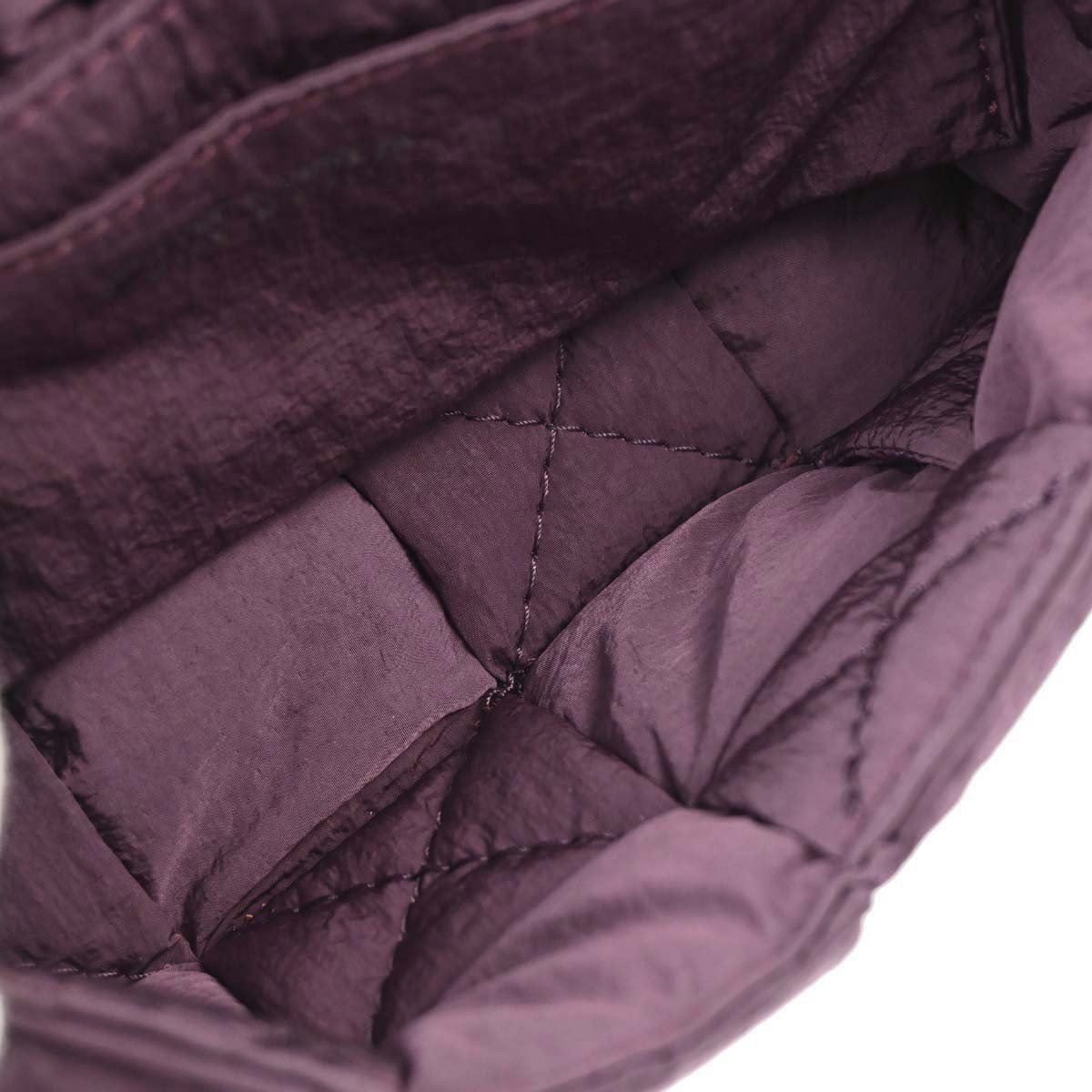 Bottega Veneta Padded Tech Cassette Intrecciato Nylon Paars