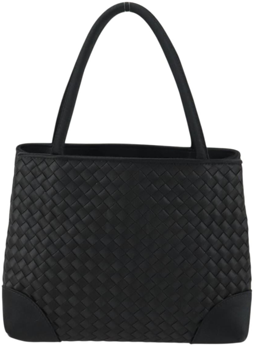 Bottega Veneta Bottega Veneta Intrecciato Handbag Satin Zwart