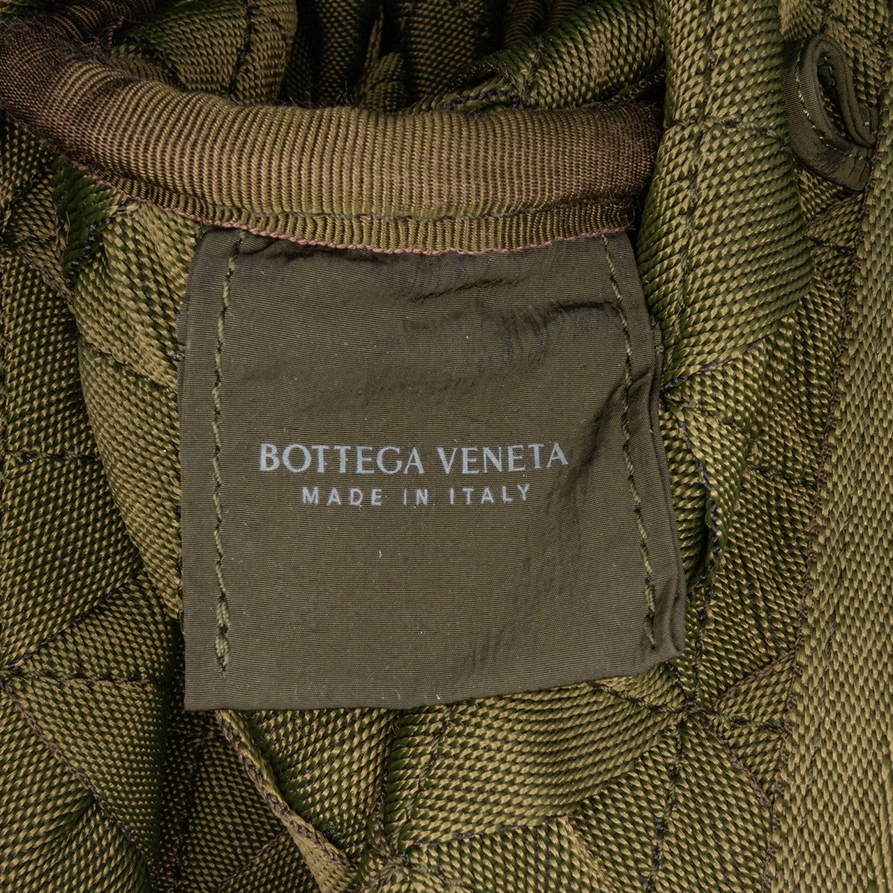 Bottega Veneta Canvas Intrecciato Tote Groen