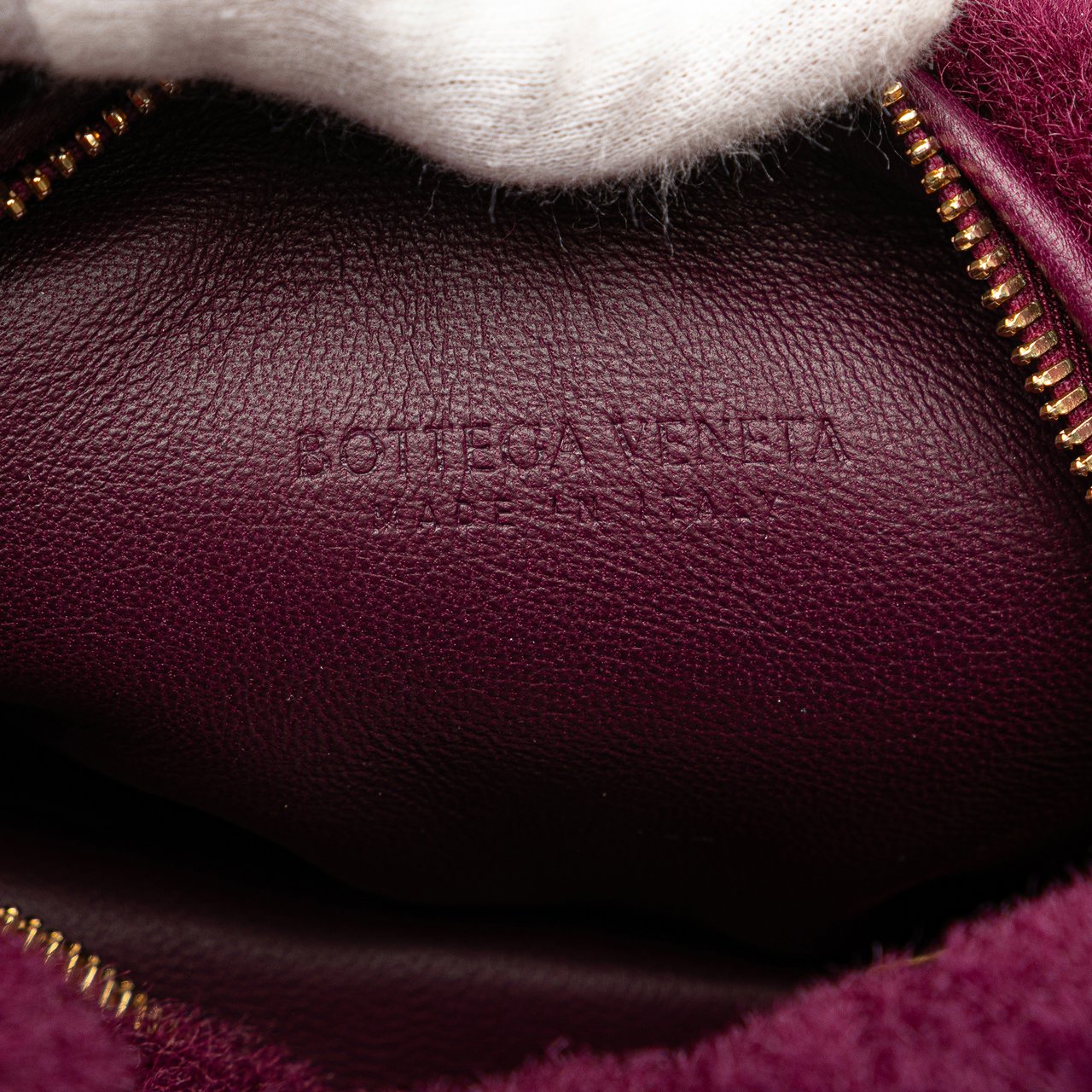Bottega Veneta Mini Shearling Jodie Paars