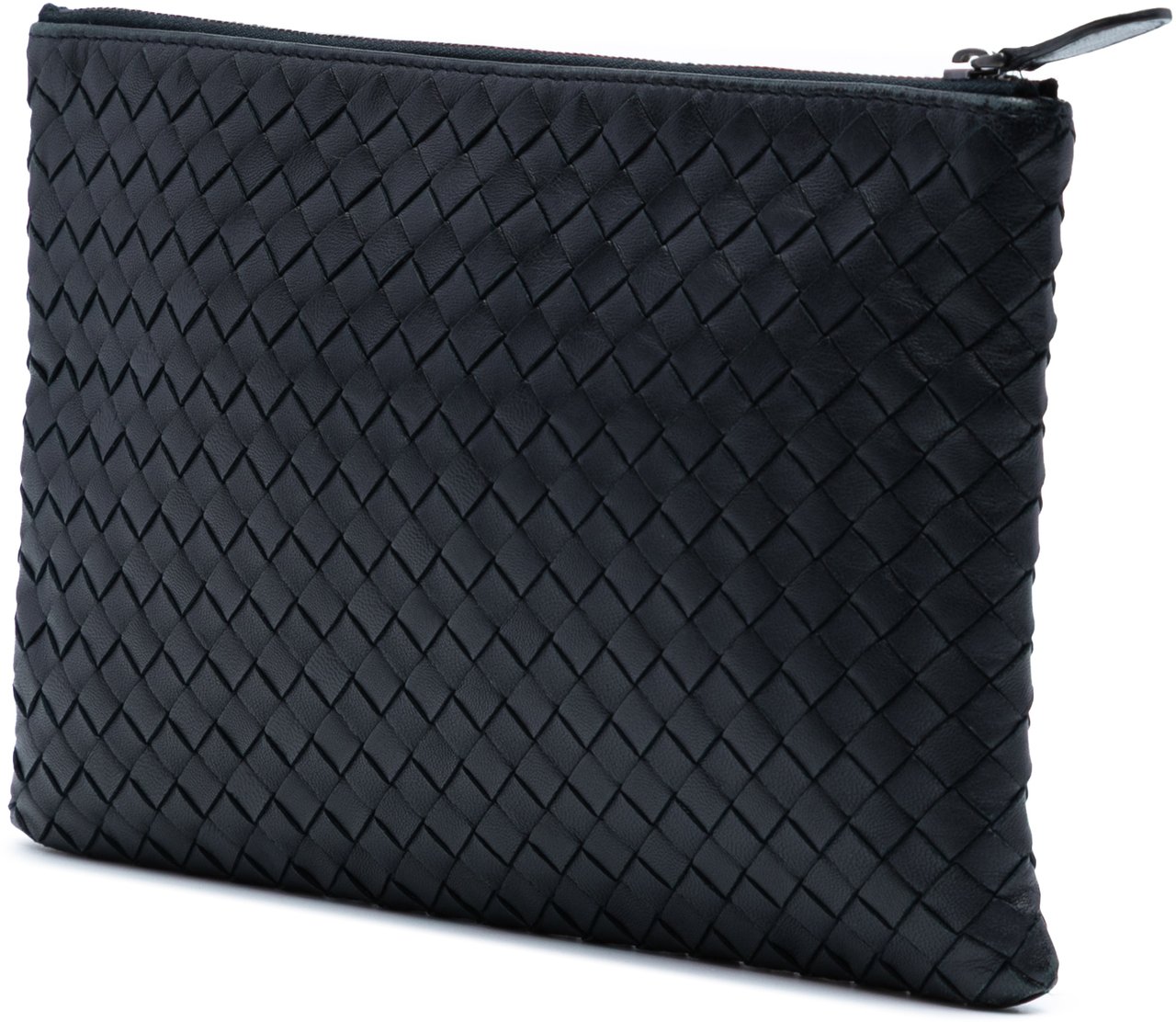 Bottega Veneta Nappa Intrecciato Clutch Zwart