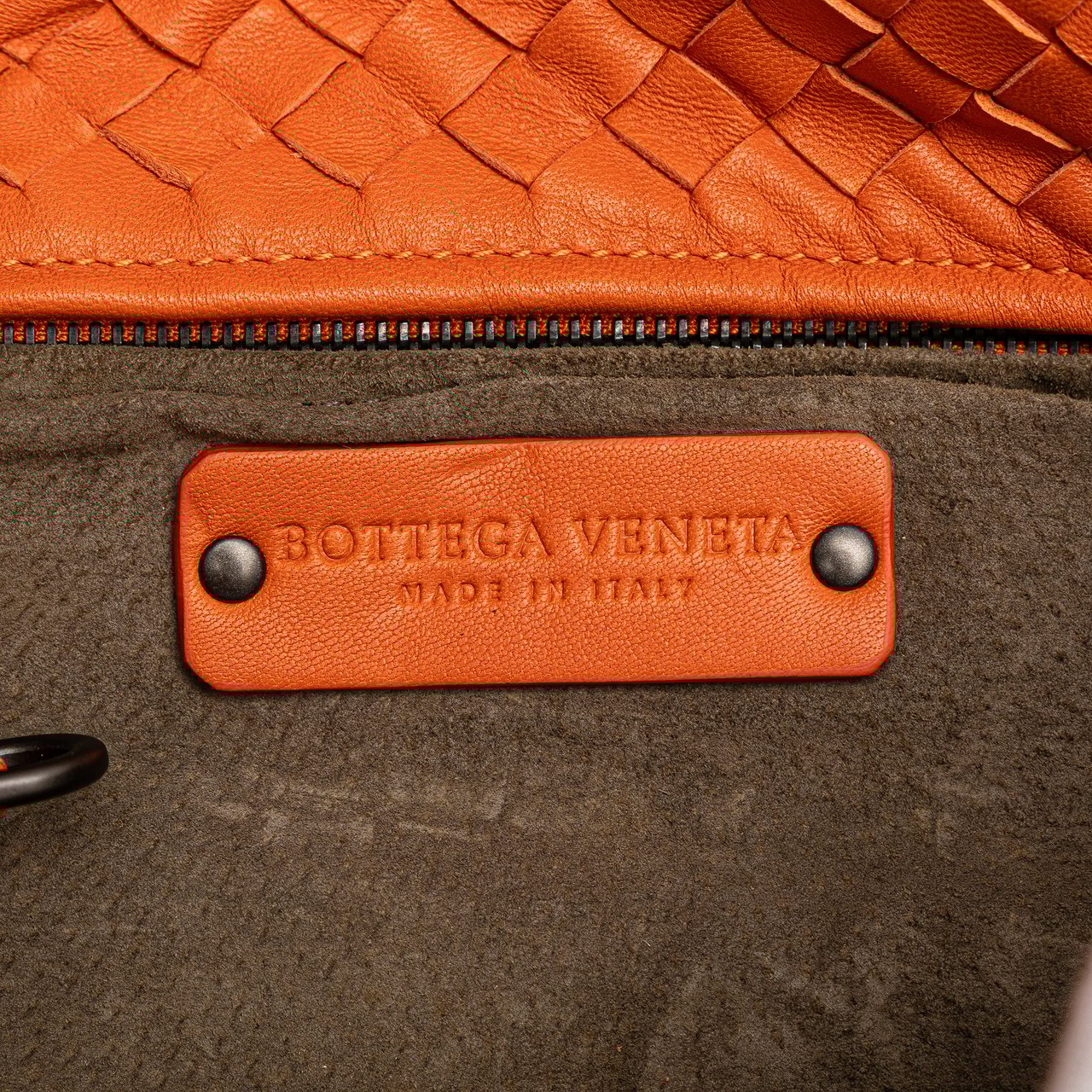 Bottega Veneta Large Nappa Intrecciato Cesta Tote Oranje