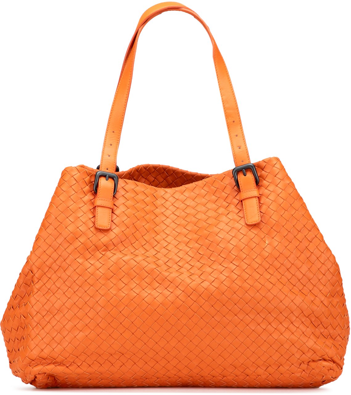Bottega Veneta Large Nappa Intrecciato Cesta Tote Oranje