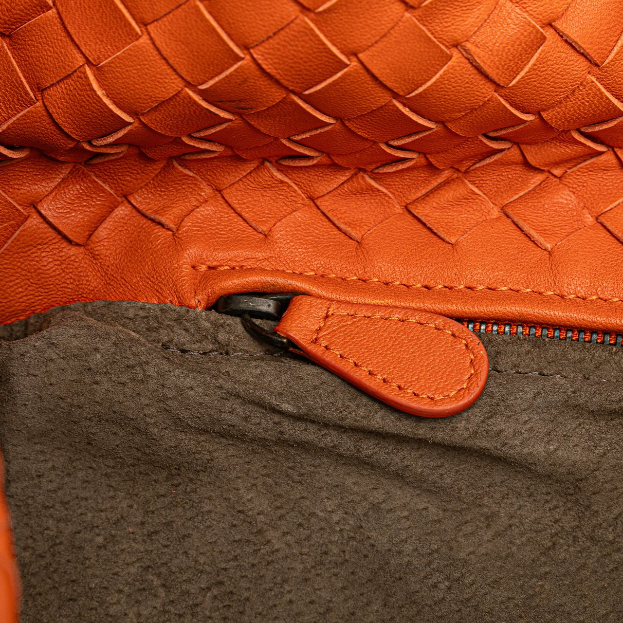 Bottega Veneta Large Nappa Intrecciato Cesta Tote Oranje