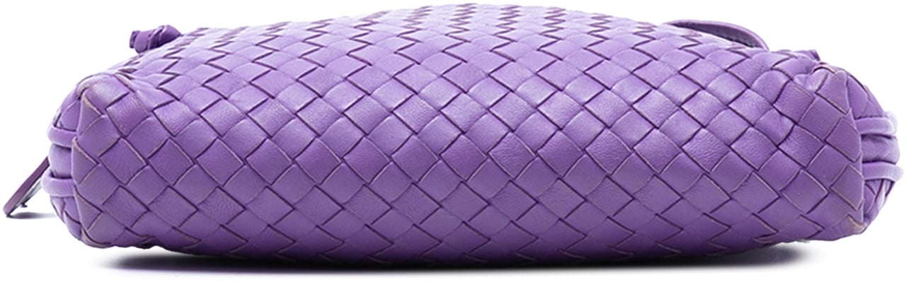 Bottega Veneta Nappa Intrecciato Nodini Crossbody Paars