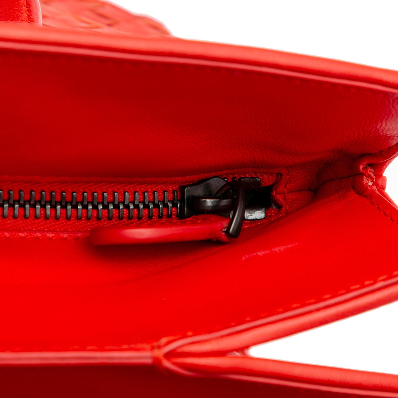 Bottega Veneta Nappa Intrecciato Satchel Rood