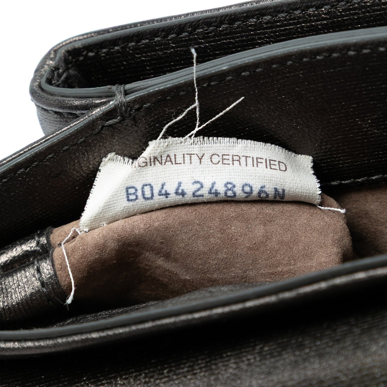 Bottega Veneta Mini Metallic Nappa Intrecciato Chain Flap Crossbody Grijs