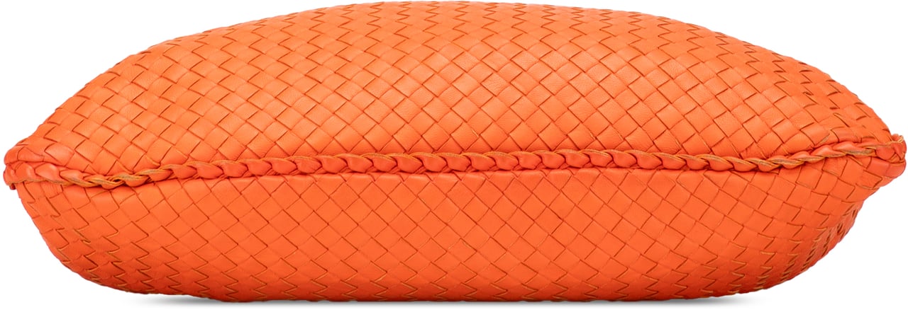 Bottega Veneta Medium Nappa Intrecciato Veneta Hobo Oranje
