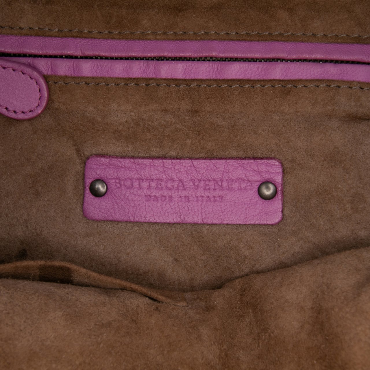 Bottega Veneta Nappa Intrecciato Nodini Crossbody Roze