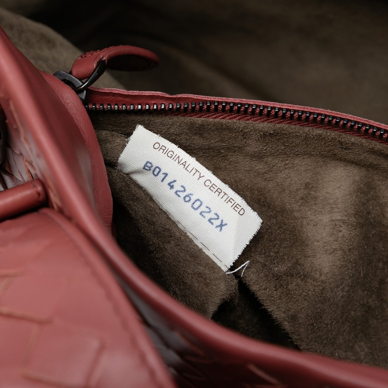 Bottega Veneta Medium Nappa Intrecciato Roma Tote Rood