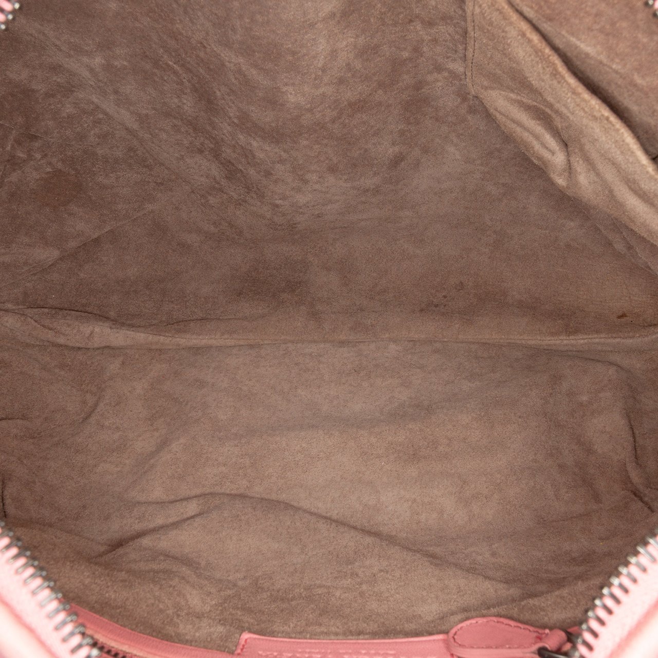 Bottega Veneta Medium Nappa Intrecciato Belly Hobo Roze