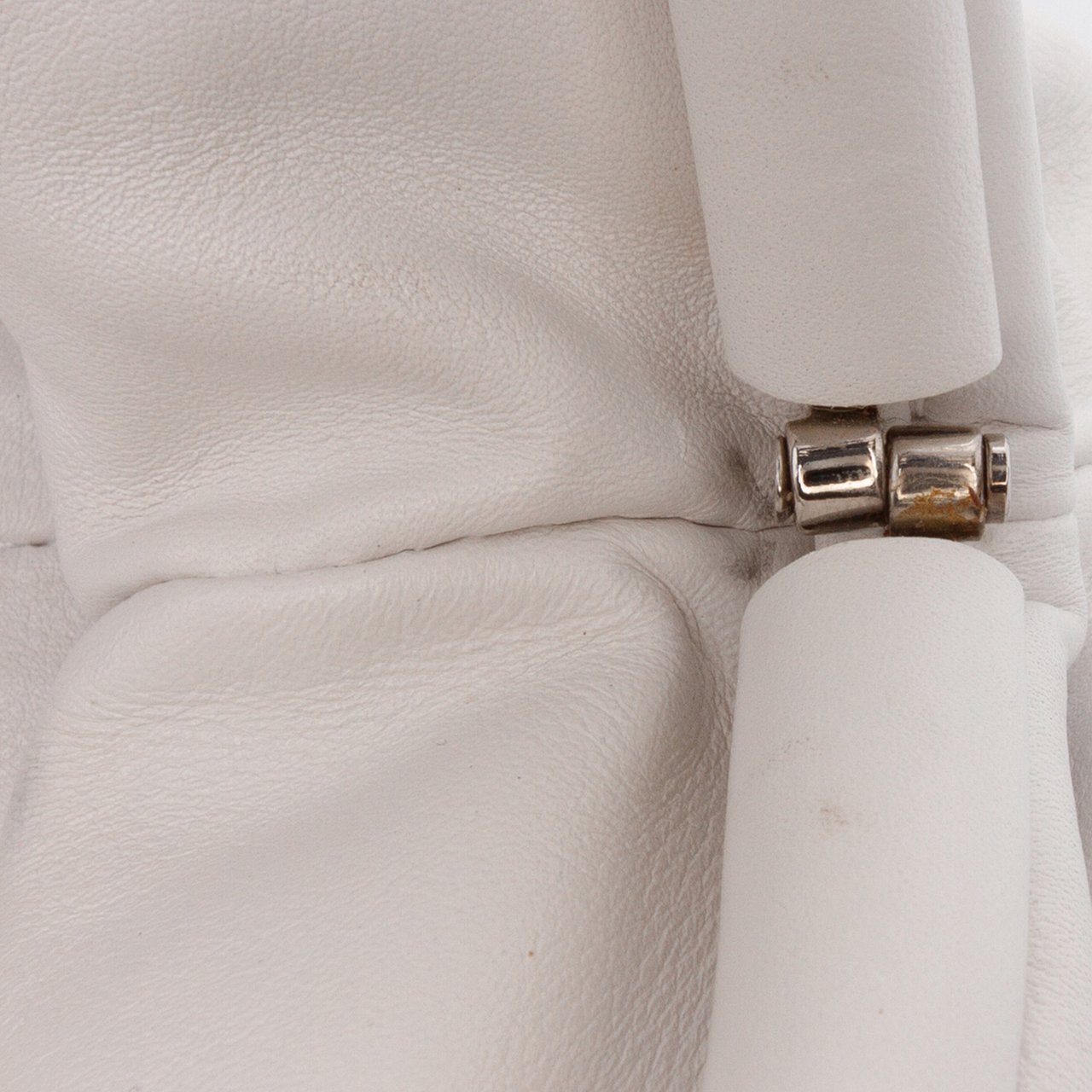 Bottega Veneta Lambskin The Mini Pouch Crossbody Wit