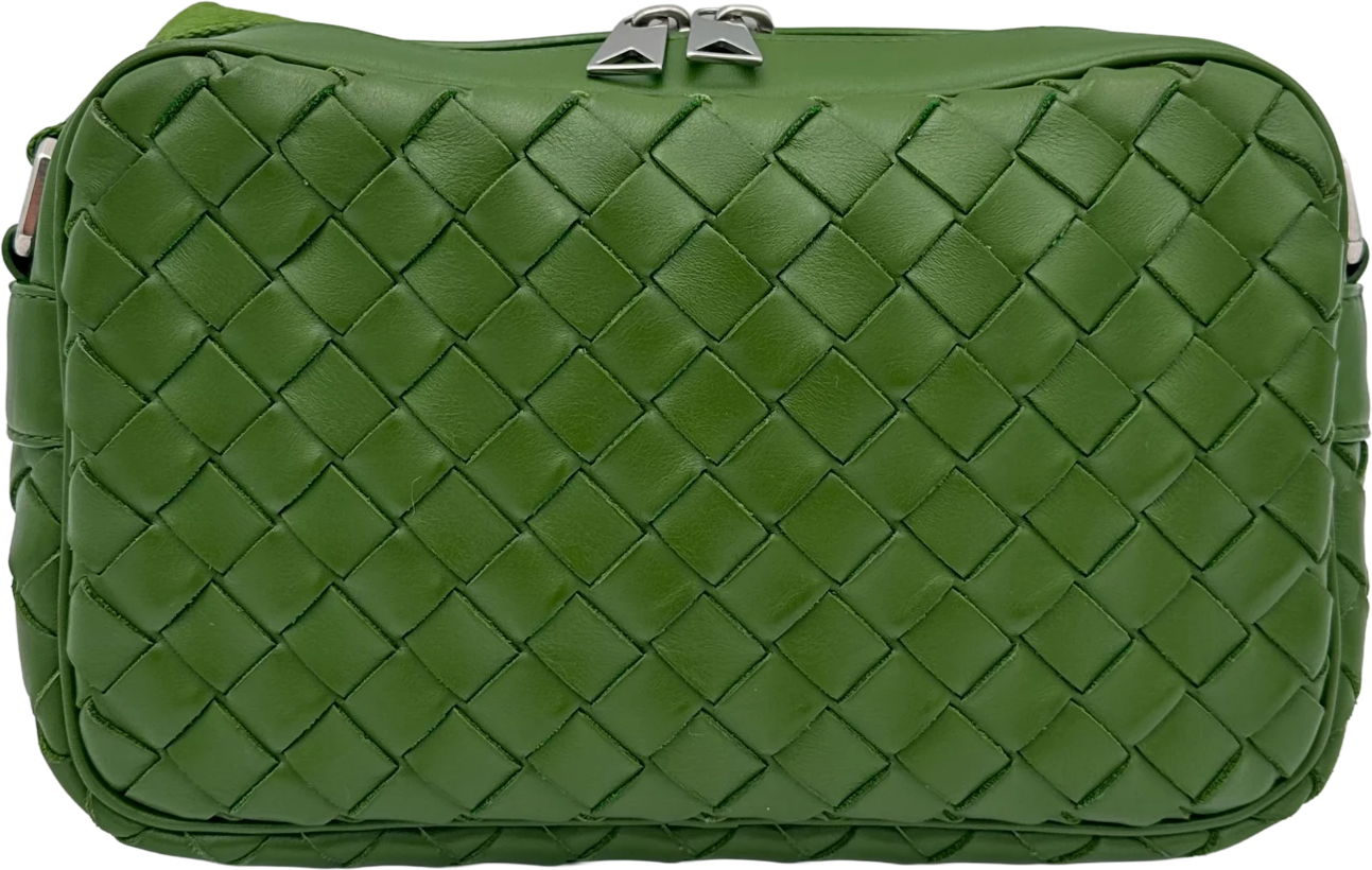 Bottega Veneta Bottega Veneta Classic Camera Bag Small - Green Groen