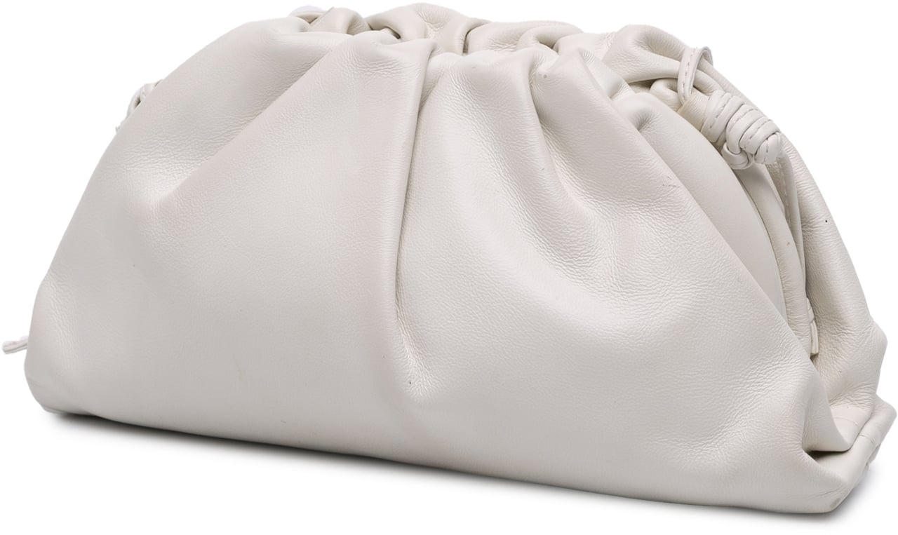 Bottega Veneta Lambskin The Mini Pouch Crossbody Wit